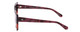 Side View of SITO SHADES CULT VISION Cateye Sunglasses Purple Tortoise/Rosewood Gradient 51mm