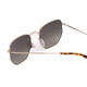 Close Up View of SITO SHADES ETERNAL Unisex Designer Sunglass in Gold Tortoise Tips/Horizon 52 mm