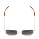Top View of SITO SHADES ETERNAL Unisex Designer Sunglass in Gold Tortoise Tips/Horizon 52 mm