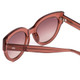 Close Up View of SITO SHADES GOOD LIFE Women's Sunglasses in Pink Crystal/Rosewood Gradient 54 mm