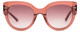 Front View of SITO SHADES GOOD LIFE Women's Sunglasses in Pink Crystal/Rosewood Gradient 54 mm