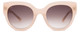 Front View of SITO SHADES GOOD LIFE Womens Sunglasses Vanilla Pink Crystal/Minky Gradient 54mm