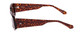 Side View of SITO SHADES INNER VISION Women's Designer Sunglasses in Amber Cheetah/Brown 56mm
