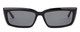 Front View of SITO SHADES NIGHT IN MOTION Unisex Square Designer Sunglass Black/Iron Gray 57mm
