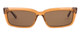 Front View of SITO SHADES NIGHT IN MOTION Unisex Sunglasses Tobacco Orange Crystal/Brown 57 mm