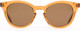 Front View of SITO SHADES NOW OR NEVER Women's Sunglasses in Tobacco Orange Crystal/Brown 50mm