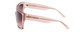 Side View of SITO SHADES ONYX Women's Sunglasses Sirocco Pink Crystal/Rosewood Gradient 132mm