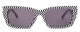 Front View of SITO SHADES OUTER LIMITS Unisex Sunglasses in Black White Checker/Iron Gray 54mm