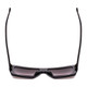 Top View of SITO SHADES PAPILLION Womens Designer Sunglasses in Black/Amethyst Gradient 56mm