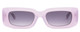 Front View of SITO SHADES REACHING DAWN Women Sunglasses Wild Orchid Purple Crystal/Smoke 51mm