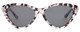 Front View of SITO SHADES SEDUCTION Cat Eye Sunglasses Snow White Brown Tortoise Havana/i 57mm