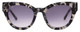Front View of SITO SHADES SOUL FUSION Women Sunglasses Black Grey Tortoise/Smoke Gradient 51mm