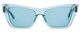 Front View of SITO SHADES WONDERLAND Women's Cat Eye Sunglasses in Aqua Blue Crystal/Aqua 54mm