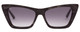 Front View of SITO SHADES WONDERLAND Women Cat Eye Sunglasses Black Mamba/Shadow Gradient 54mm