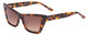 Profile View of SITO SHADES WONDERLAND Women Cat Eye Sunglasses Honey Tortoise Havana/Brown 54mm