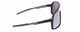 Side View of Coyote Mamba Unisex Sports Shield Polarized Sunglasses Black/Silver Mirror 57 mm