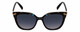 Front View of Kendall+Kylie KK5128CE CECI Women's Cat Eye Sunglasses Tortoise Havana/Blue 53mm