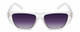 Front View of Kendall+Kylie KK5131CE BLAKE Women's Sunglasses in Clear Crystal Teal/Grey 54 mm