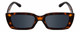 Front View of Kendall+Kylie KK5137CE GEMMA Women Sunglasses in Amber Tortoise Havana/Grey 51mm