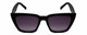 Front View of Kendall+Kylie KK5145CE SADIE Women Square Designer Sunglasses in Black/Grey 50mm