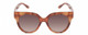 Front View of Kendall+Kylie KK5149CE JAMIE Women Sunglasses Golden Tortoise Crystal/Brown 51mm