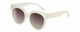 Profile View of Kendall+Kylie KK5149CE JAMIE Womens Round Sunglasses in Beige Crystal/Brown 51mm