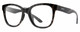 Profile View of Smith Optics Caper-WR7 Designer Progressive Lens Blue Light Blocking Eyeglasses in Gloss Black Beige Tortoise Havana Unisex Panthos Full Rim Acetate 53 mm
