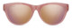 Front View of Smith Optics Sophisticate-F45 Womens Sunglasses Purple Crystal/Pink Mirror 54 mm