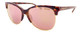 Profile View of Smith Optics Rebel-WJ9/FN Cat Eye Sunglass Tortoise Purple Gold/Pink Mirror 58mm