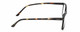 Side View of Geoffrey Beene GBR006 Mens Reading Glasses in Black Crystal Tortoise Havana 53mm