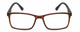 Front View of Geoffrey Beene GBR008 Men Reading Glasses Crystal Tortoise Havana Gold Blue 53mm