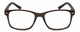 Front View of Geoffrey Beene GBR009 Men's Designer Reading Glasses in Crystal Brown Black 52mm