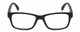 Front View of Geoffrey Beene GBR011 Men's Designer Reading Glasses in Black Orange Tiger 52 mm