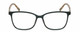 Front View of Isaac Mizrahi Women Square Designer Reading Glasses Green Floral Yellow Red 54mm