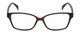 Front View of Isaac Mizrahi Women's Cat Eye Reading Glasses Crystal Tortoise Havana Gold 52 mm