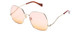 Profile View of GUCCI GG0972S-003 Women Designer Sunglasses Gold Brown Tortoise Havana/Pink 60mm