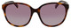Front View of GUCCI GG0461SA-003 Women's Sunglasses Havana Tortise Brown Yellow Gold/Pink 55mm