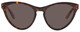 Front View of GUCCI GG0569S-002 Womens Cat Eye Sunglasses in Tortoise Havana Auburn/Brown 54mm