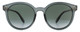 Front View of GUCCI GG0794SK-001 Women's Round Sunglasses Blue Crystal Gold/Grey Gradient 55mm