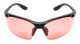Front View of Calabria 91348 Bi-Focal Safety Glasses FL41 Pink Anti-Migraine Light Sensitivity