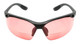 Front View of Calabria 91348 Bi-Focal Safety Glasses FL41 Pink Anti-Migraine Light Sensitivity