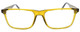 Front View of John Varvatos V374 Designer Reading Eye Glasses with Custom Cut Powered Lenses in Olive Green Crystal Brown Tortoise Havana Fade Unisex Rectangular Full Rim Acetate 55 mm