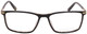 Front View of John Varvatos V408 Designer Reading Eye Glasses with Custom Cut Powered Lenses in Gloss Brown Beige Demi Tortoise Havana Black Unisex Rectangular Full Rim Acetate 58 mm