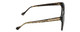 Side View of Yalea SYA055-0722 Women's Sunglasses in Tortoise Havana Gold/Brown Gradient 54mm