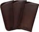 Image 6 of Wholesale Bulk Lot Calabria Soft Slip-In Glasses Case Brown for Men/Women Faux Leather Felt Lining Eyeglasses/Sunglasses 6.5"x3.35"