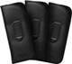 Image 4 of Wholesale Bulk Lot Calabria Slim Eye Glasses Case w/Clip Soft PU Leather Black Men Women Pouch Slip-In Eyewear Holder Sunglass Bag