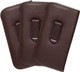 Image 4 of Wholesale Bulk Lot of Mens Soft Slip-in Eyeglass Case w/Plastic Clip Medium Syn.Leather Brown 6"x 3.25