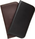 Image 7 of Wholesale Bulk Lot of Mens Soft Slip-in Eyeglass Case w/Plastic Clip Medium Syn.Leather Brown 6"x 3.25