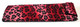Image 1 of Wholesale Bulk Lot Calabria Leopard Animal Print Soft Slip-In Eyeglass Case Red Womens Cute Slim Pouch Sunglasses Bag Flap Closure