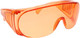 Calabria 1003 Orange/Red Large Fit Over Safety Glasses Fitover Prescription Eyewear Men Women Wrap Around Tinted Anti Fog Scratch Glare